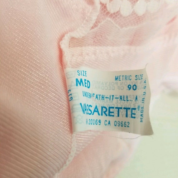 Vasserette Medium Lingerie Nightgown Pink USA Lac… - image 8