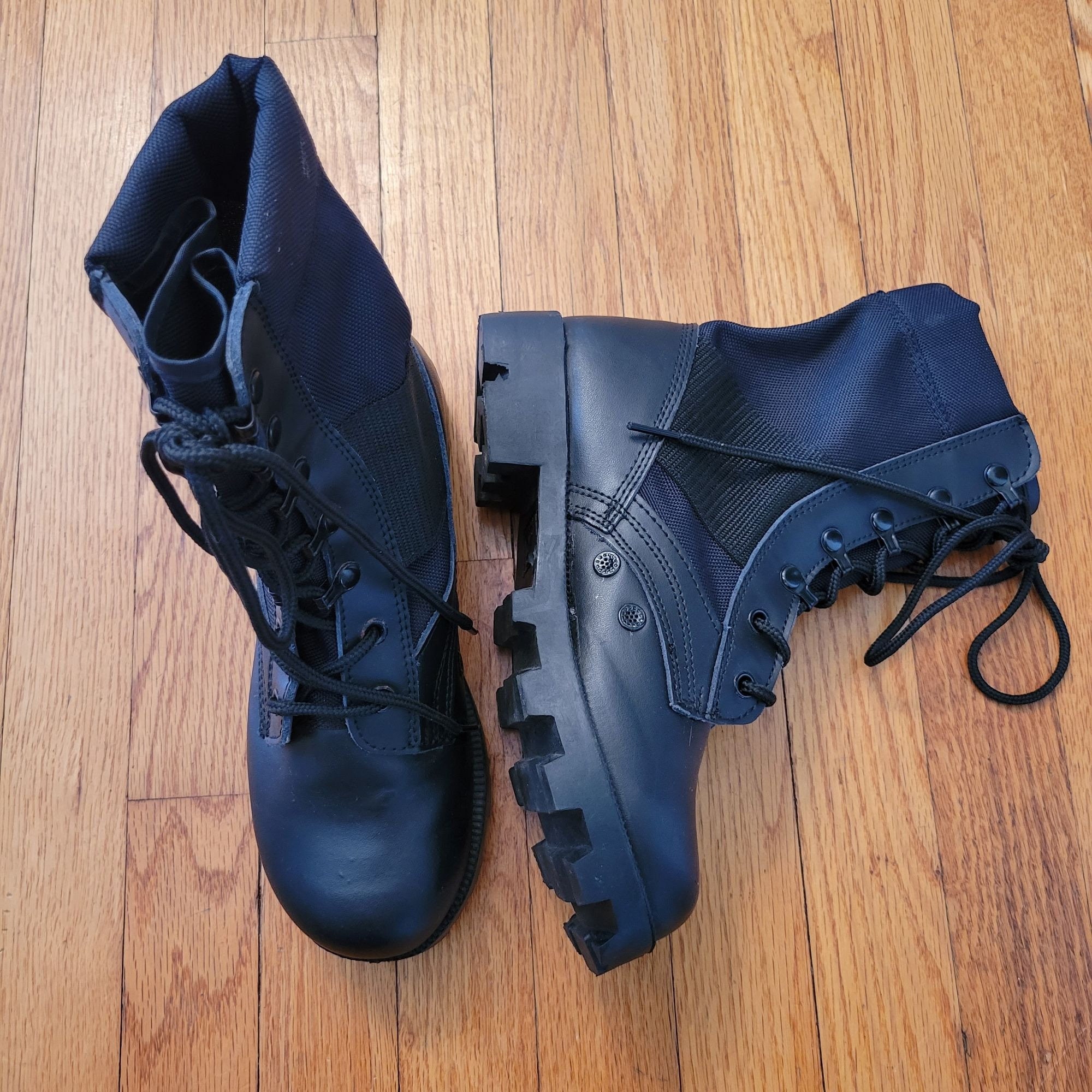 Rothco 6R Black Military Combat Boots Lace up Moto Grunge 
