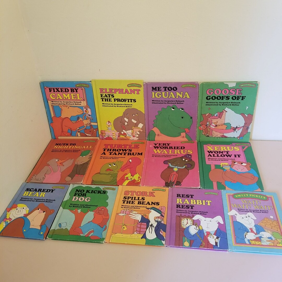 13 Sweet Pickles Books Weekly Reader Home School Character Lesson Etsy