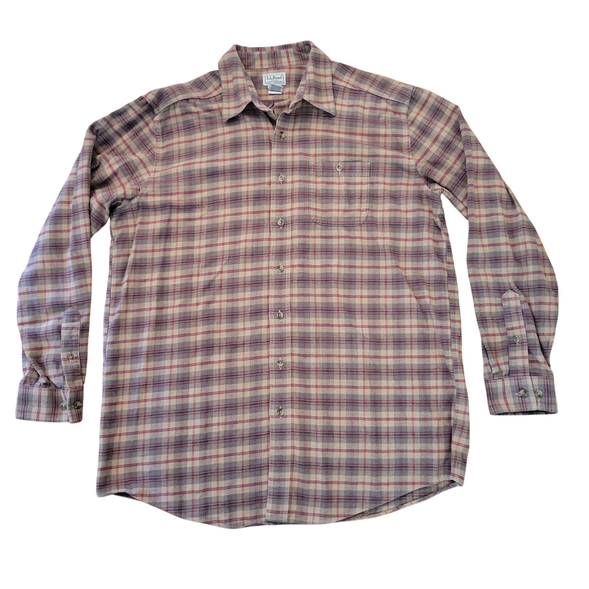 Chemise en flanelle à carreaux, manches longues et col Kent - coupe Modern Fit | Chemises