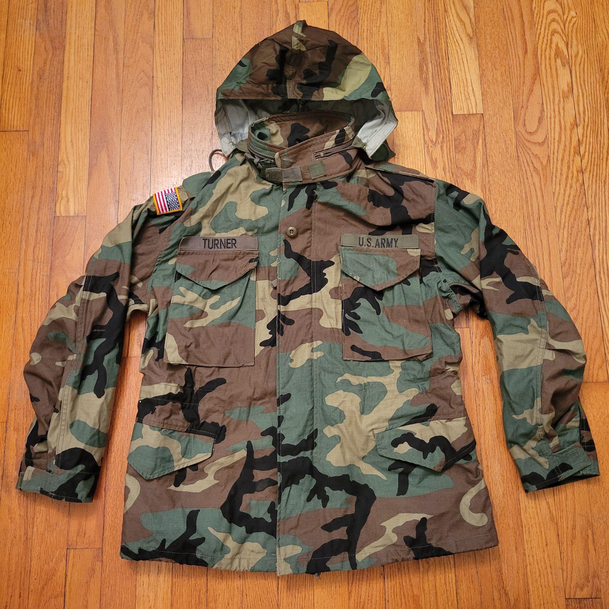 US Military Jacket Mens Medium Long Temperate Weather
