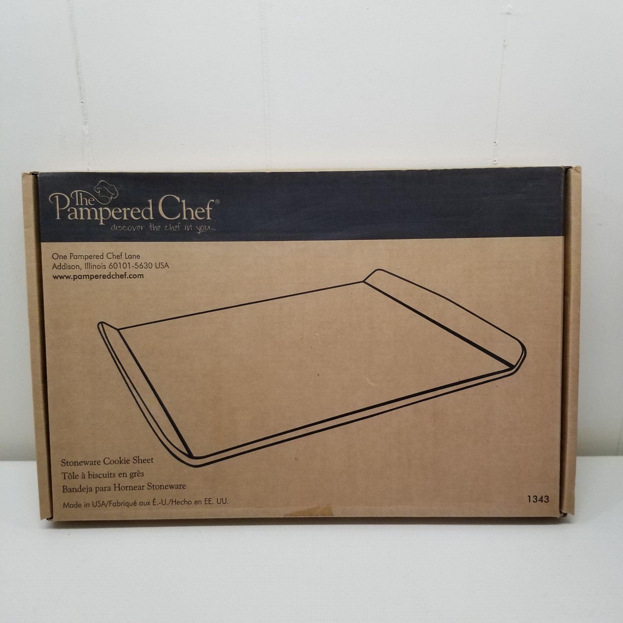 New Pampered Chef Stoneware Cookie Sheet