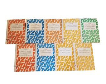 Moody Pocket Bible Commentary, 9 volumes, couverture souple, étude de la Bible, aide au prédicateur