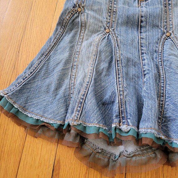 Mary Kate And Ashley 7 Girls Skirt Youth Blue Jea… - image 5