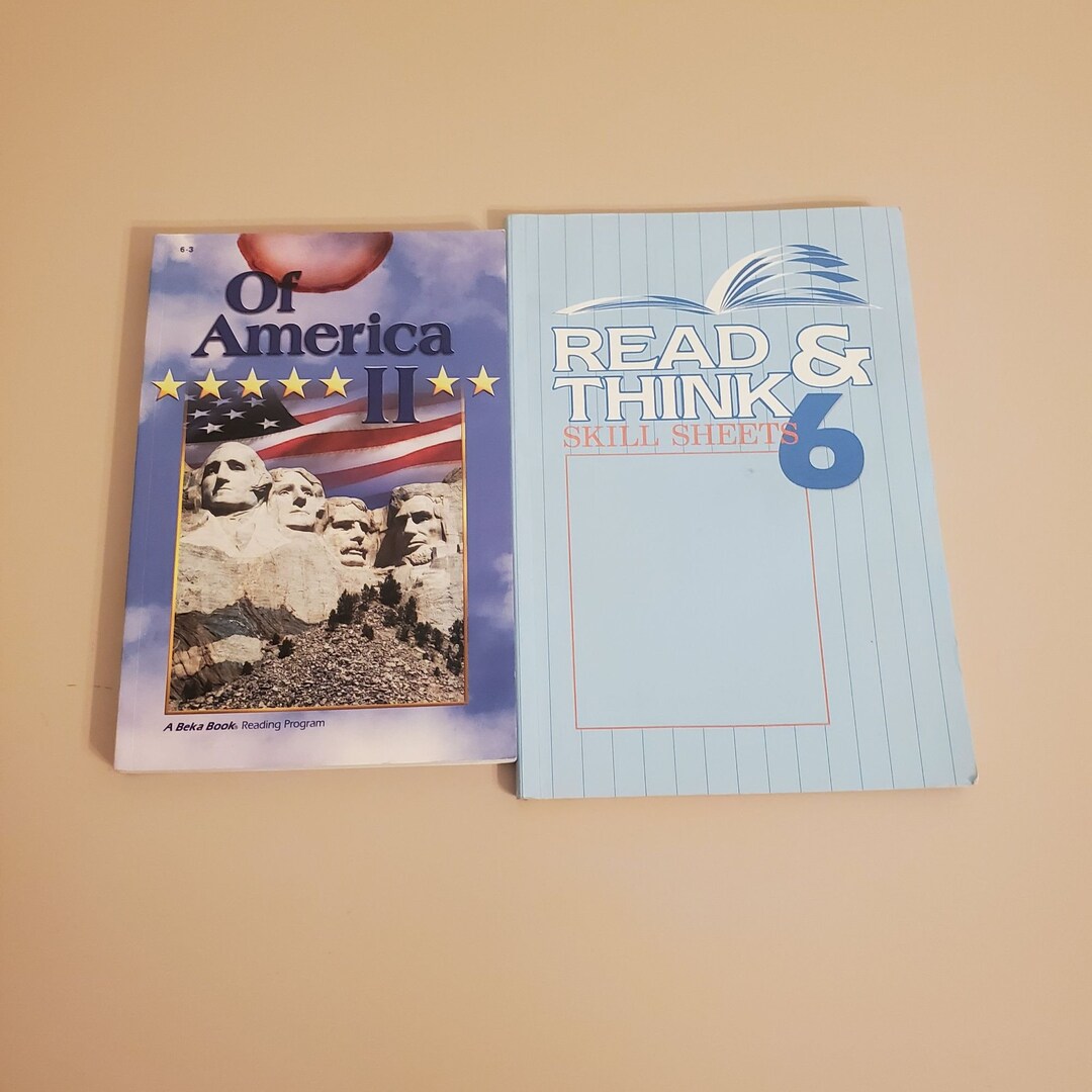 Abeka Grade 6 Reader Home School Consumable of America 2 Read Think ...