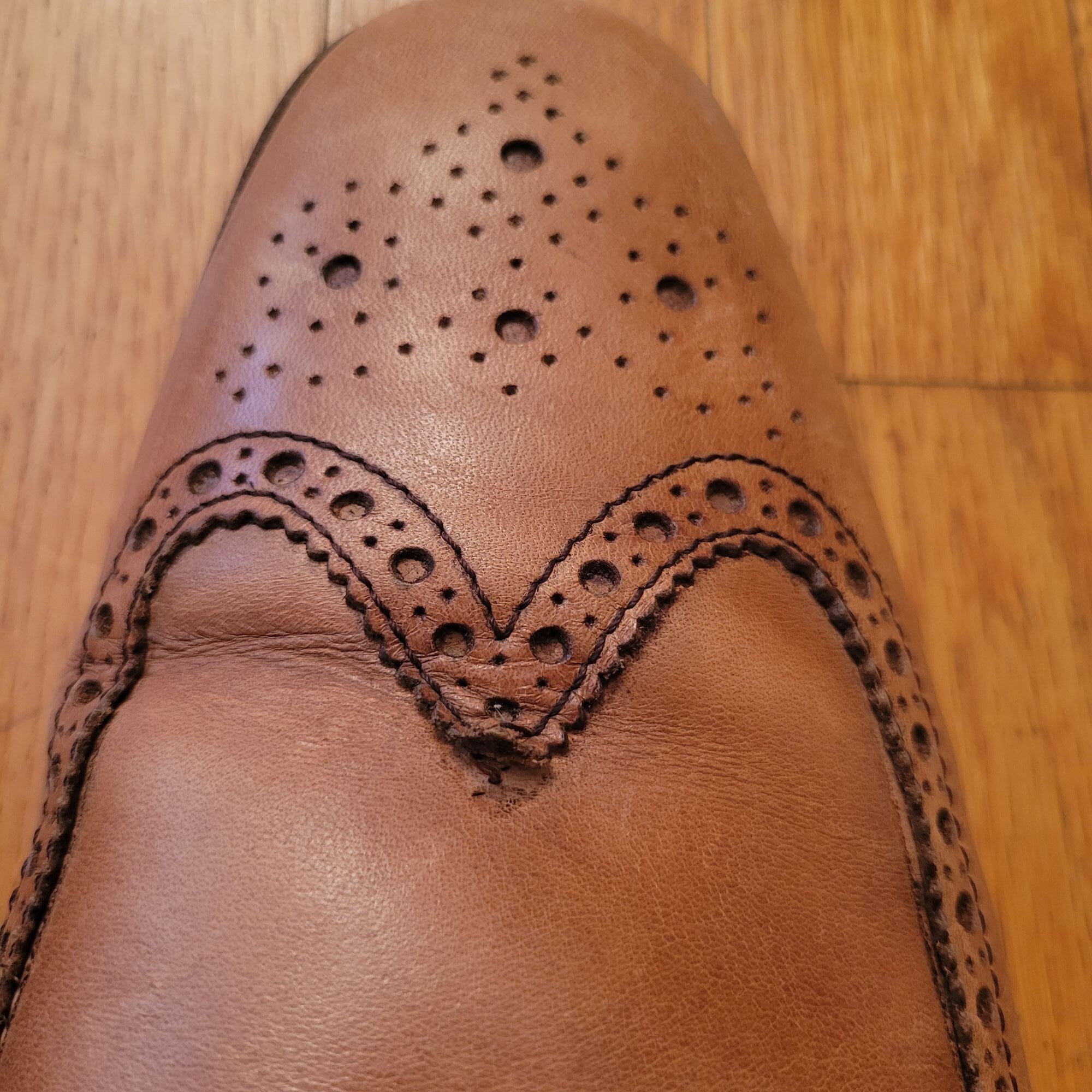 Cole Haan Air 12M Brown‎ Leather Dress Shoes Wingtips Oxfords COLE HAAN Size 12 Brown Suede Wingtip AIR Oxfords Shoes | eBay main image 3