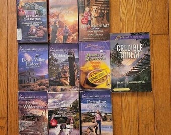 13 Love Inspired Suspense Inspirational Romance Novels Books Christian Fiction