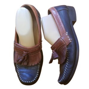 2 Tone Tassel Loafer - Etsy display picture 1