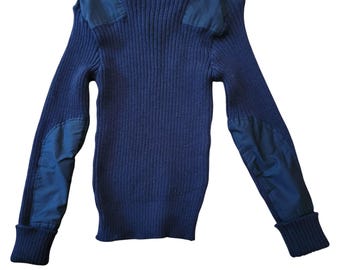 army dress blues sweater Rothco G.I. Style Acrylic V-Neck Sweater - Navy Blue
