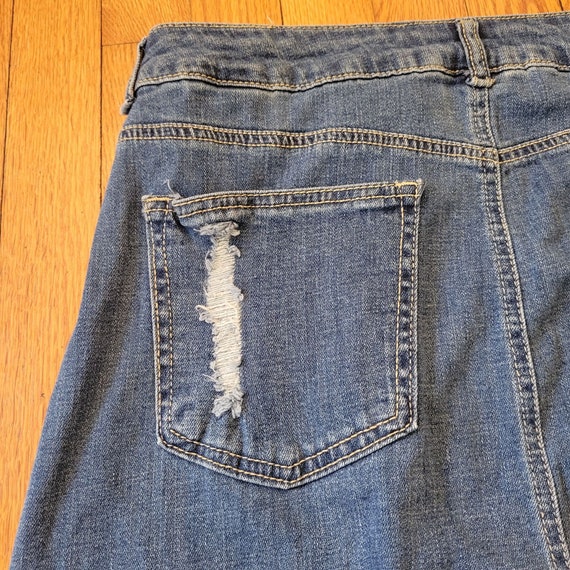 Est 1946 Denim 16 Long Midi Blue Jean Skirt Modes… - image 4