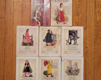8 American Girl Books Josefina Addy Samantha Molly Kirsten Historical Fiction