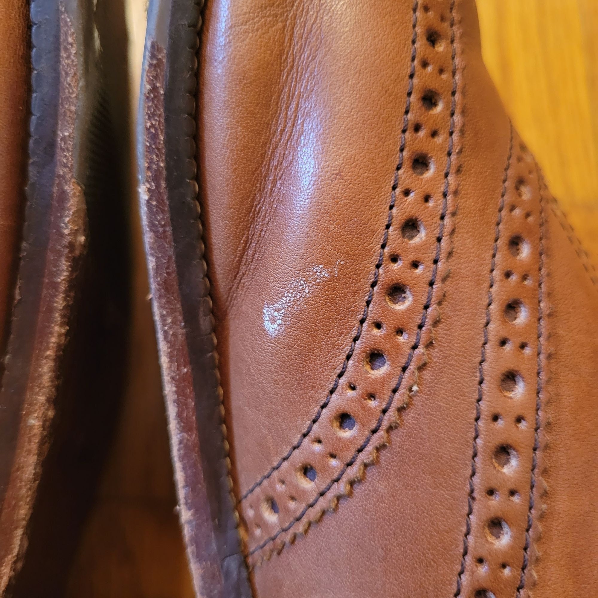 Cole Haan Air 12M Brown‎ Leather Dress Shoes Wingtips Oxfords COLE HAAN Size 12 Brown Suede Wingtip AIR Oxfords Shoes | eBay main image 4