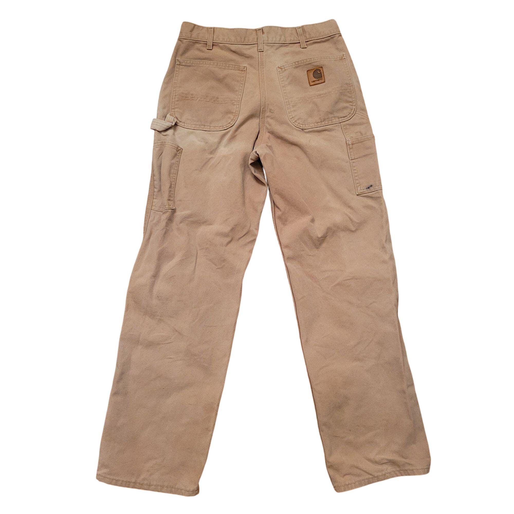 Carhartt Canvas Work Pants Carpenter Utility B11 Relaxed Fit USA