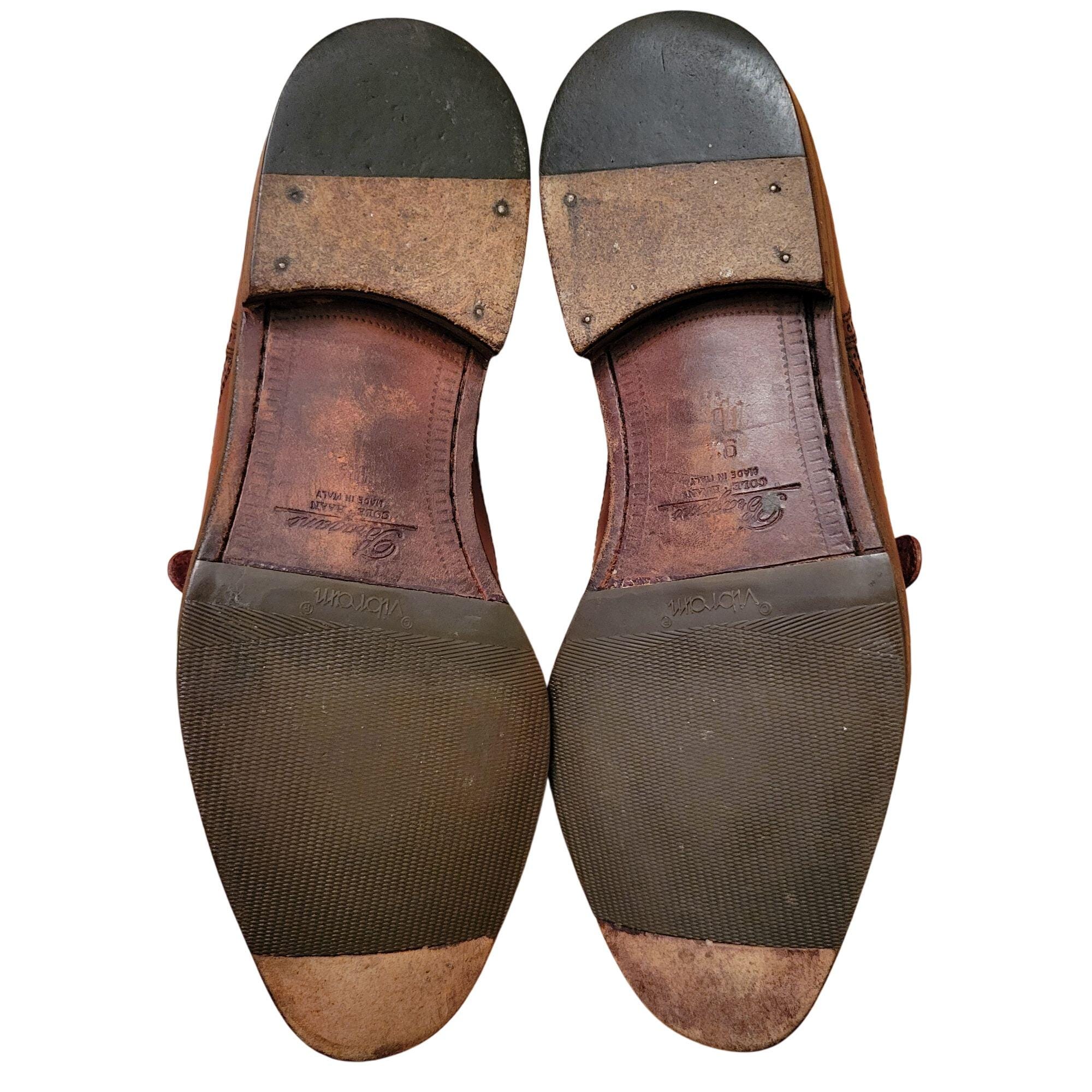 Cole Haan Bragano Brown Italian Leather Loafers Kiltie  display picture 1