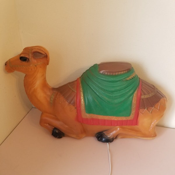 Blow Mold Nativity Camel Etsy