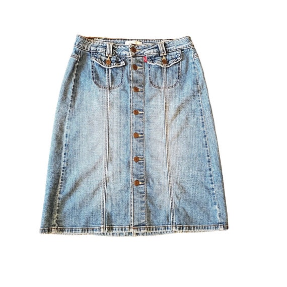 Louis Vuitton LV36 Women's Size 4 US Denim Skirt 124lv10