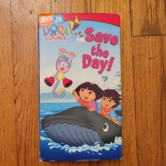 Nick Jr Dora the Explorer Save the Day VHS Video Tape Kids