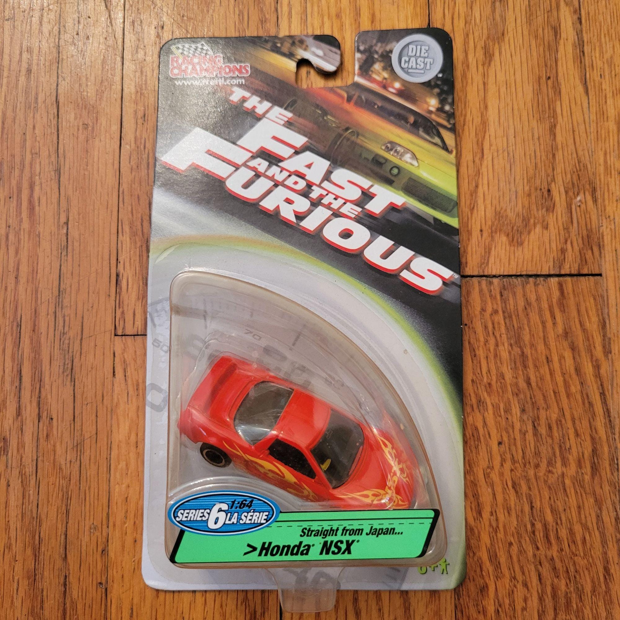 Fast Furious Die-cast 1:64 Scale Honda NSX Red Toy Car Series 6 LA