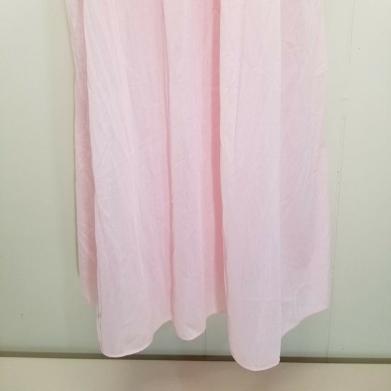 Vasserette Medium Lingerie Nightgown Pink USA Lac… - image 4