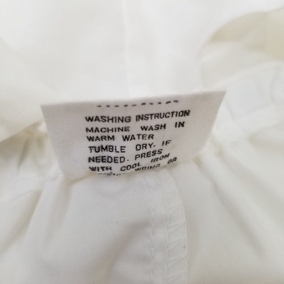 White Sailboat Romper Shortalls Embroidered Vintage 24M View 5