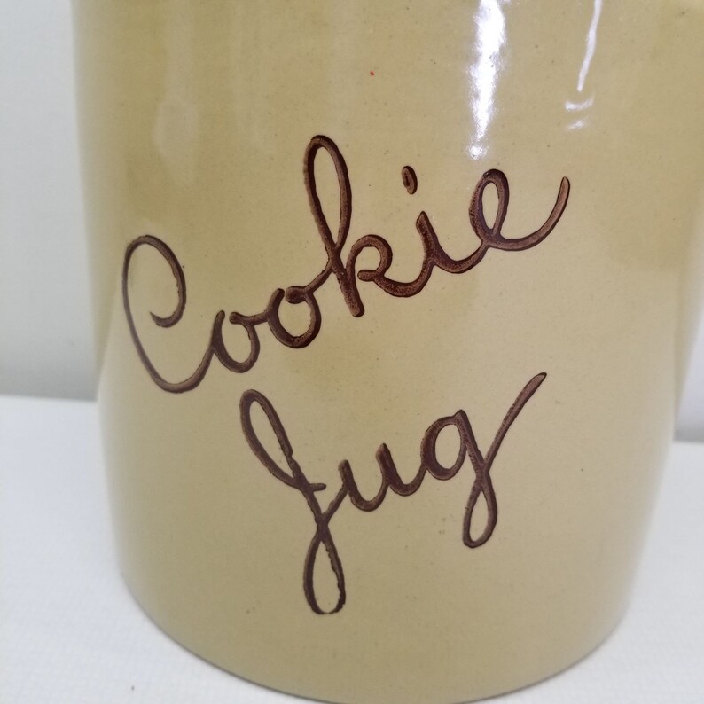 Monmouth Cookie Jug Cookie Jar Vintage Home Decor Kitchen Etsy