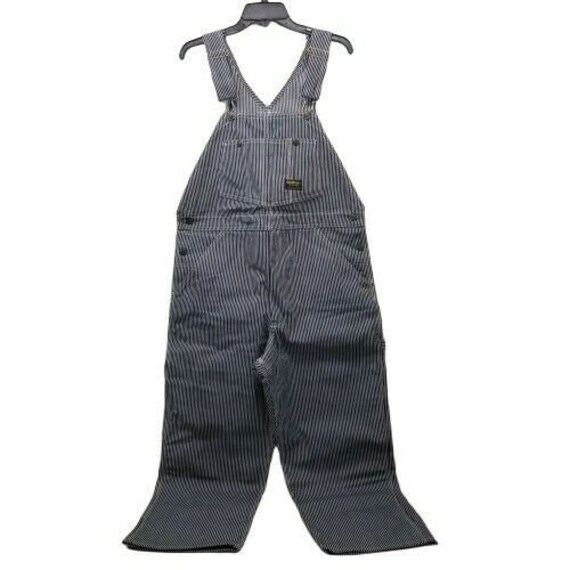 white carpenter overalls
