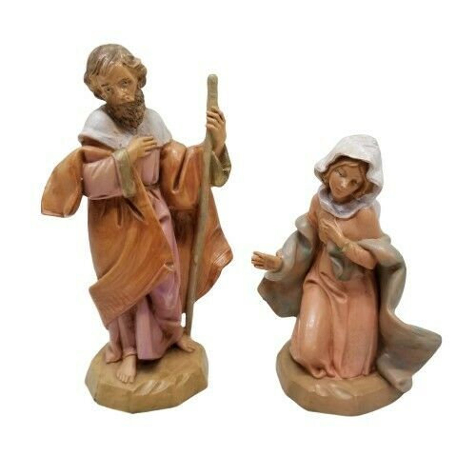 Fontanini Figurine Italy Collectible MARY JOSEPH Nativity Etsy