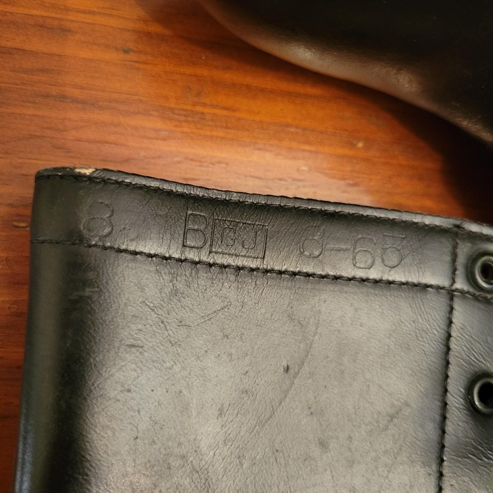 Vintage 1965 Military Black Leather‎ Combat Boots Goodyear Wingfoot 8B Tactical Vintage Wingfoot Goodyear 1985 Leather boots | Mercari main image 2