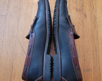 Allen Edmonds 13 NASHUA Wing Tip Brown Black Leather Tassel  display picture 1