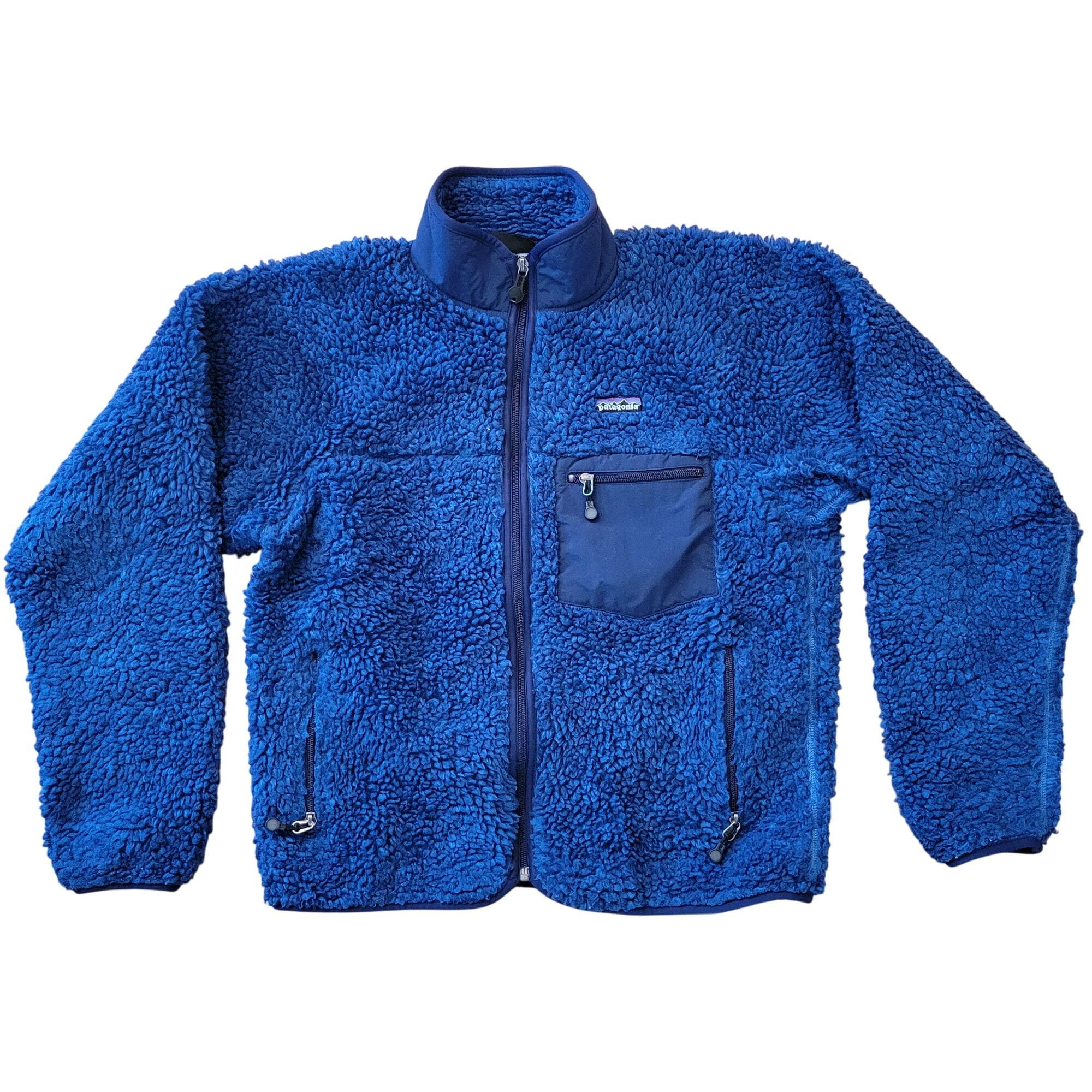 Patagonia ヴィンテージ　フリース　S パタゴニア クラシック レトロX キャニオンブルー フリース ジップ
