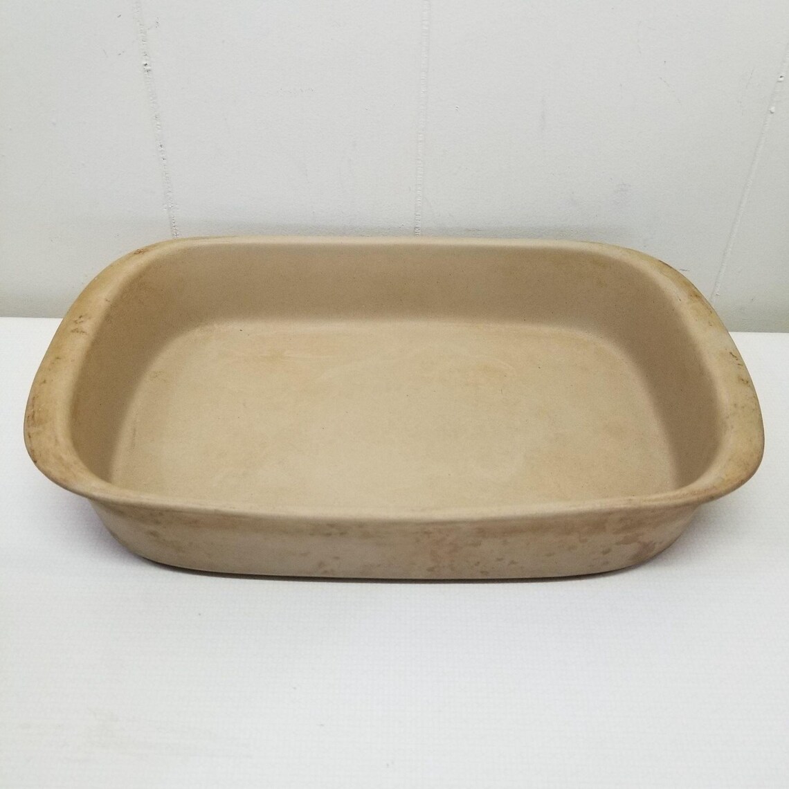 Pampered Chef Stoneware 9x13 Roaster Baking Dish With Lid Etsy