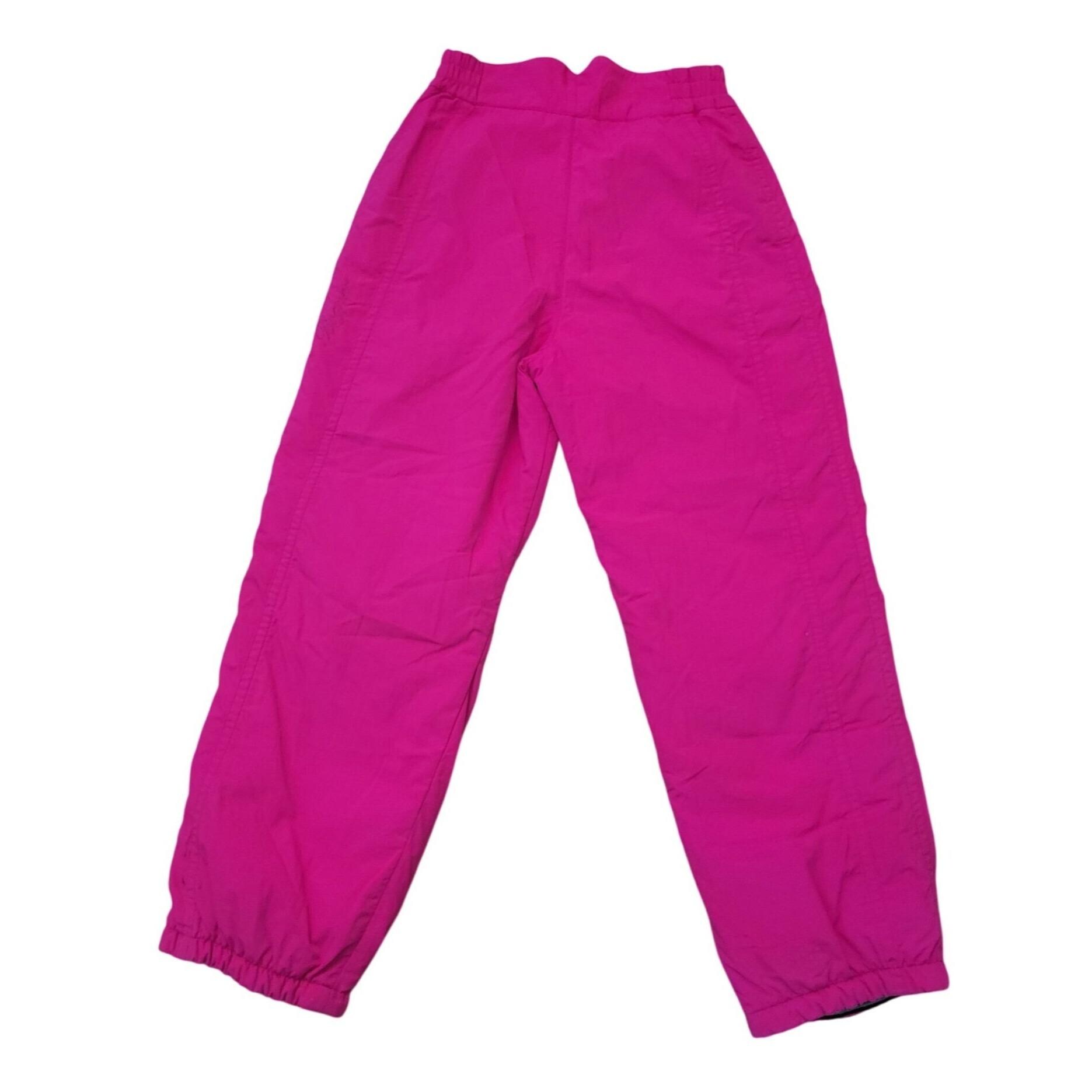 Vintage Bogner Pink Ski Pants Zipper Pockets Elastic Cuffs 12