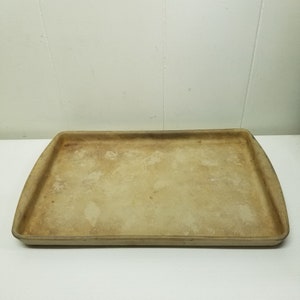 Pampered Chef LARGE Bar Pan Cookie Sheet Stoneware Family Heritage Pizza Pan  