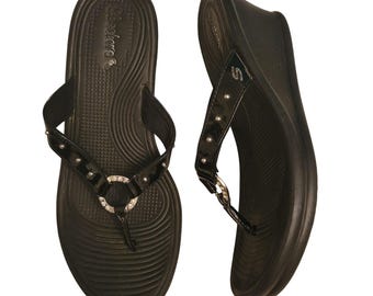 Saks Fifth‎ Avenue Black Leather Loafers Metal Horse Bit Accent 8 DONATELLO Saks Fifth Allee Schwarze Leder Loafers Metall Pferd Bit  main image 4