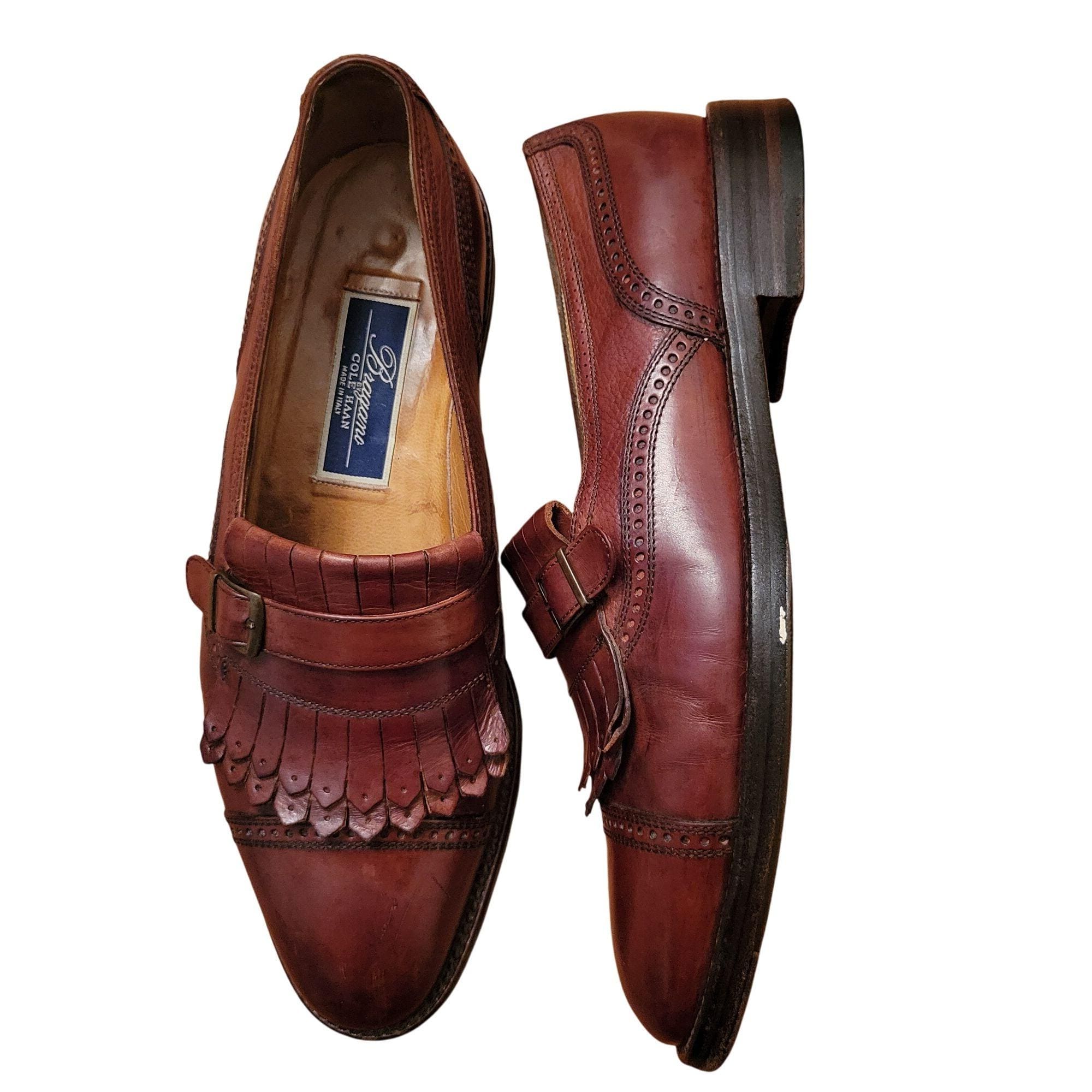 靴 COLE HAAN Bragano 90s VTG/USED BRAGANO by COLE-HAAN コールハーン レザー 編込み