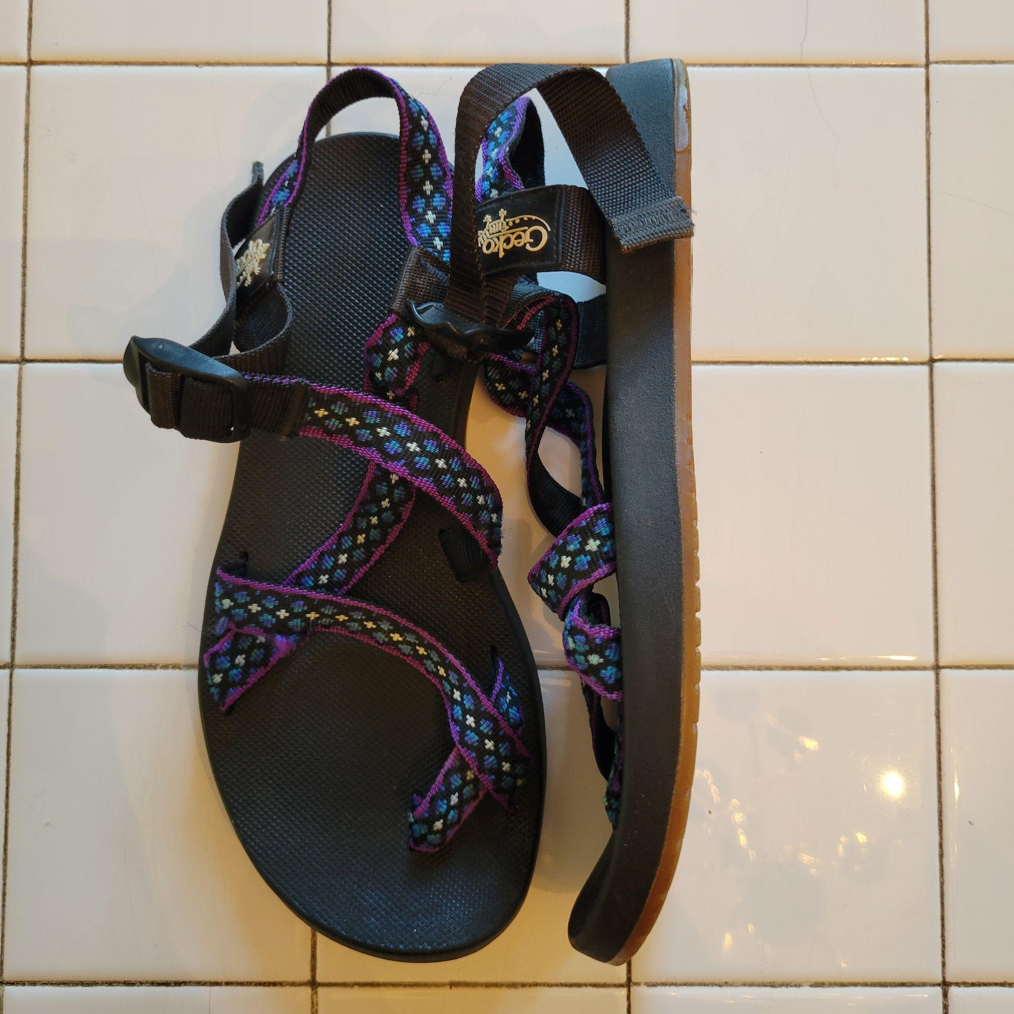 Vintage Chaco Gecko Sandals 9 Outdoor Comfort Vibram Soles  display picture 2