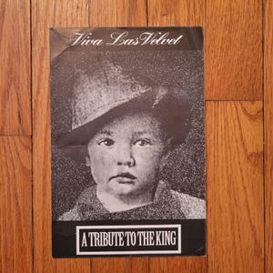 Viva Las Velvet Elvis Tribut Event Flyer 15-jähriges Jubiläum Erinnerungsstücke Einladungskarte
