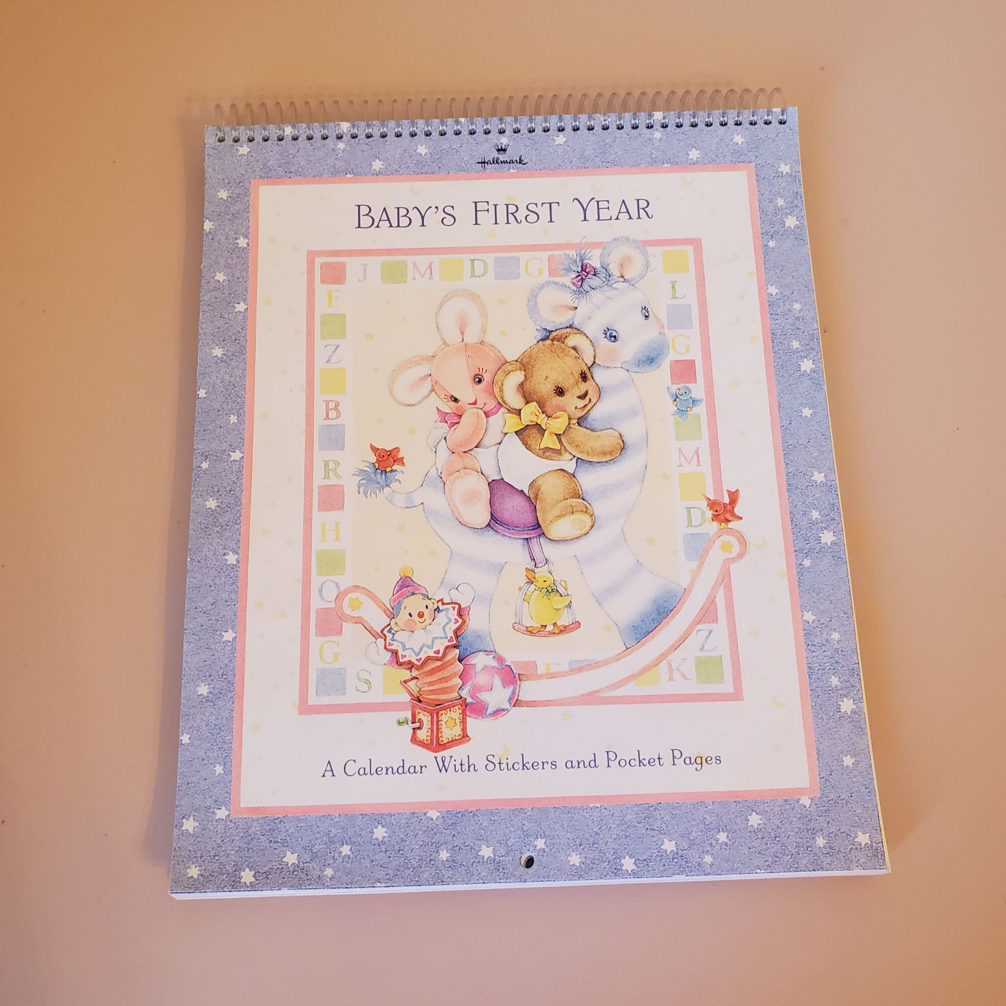 Hallmark Babys 1st Year Sticker Calendar Record Memory Keeper - Etsy