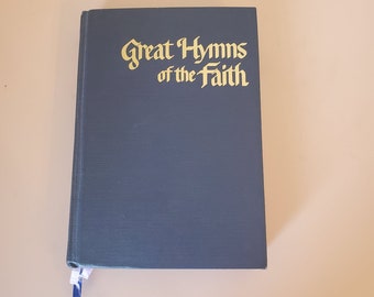 KJV Great Hymns of the Faith Song Book Blue Hardcover 1st Edition 1968 Church Hymnal