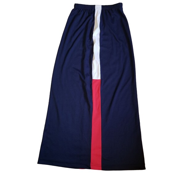 Jordache S Red White Blue Colorblock Maxi Skirt P… - image 2