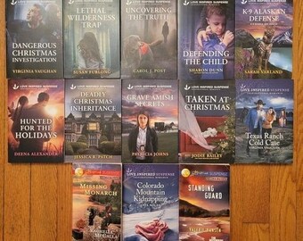 Op liefde geïnspireerde spanning Lot van 13 boeken christelijk romantiek mysterie avontuur cadeau
