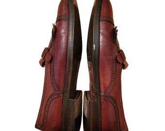 Cole Haan Bragano Brown Italian Leather Loafers Kiltie‎ Fringe Buckle 10D Vibram Cole Haan Bragano Brown Italian Leather Loafers Kiltie  main image 2