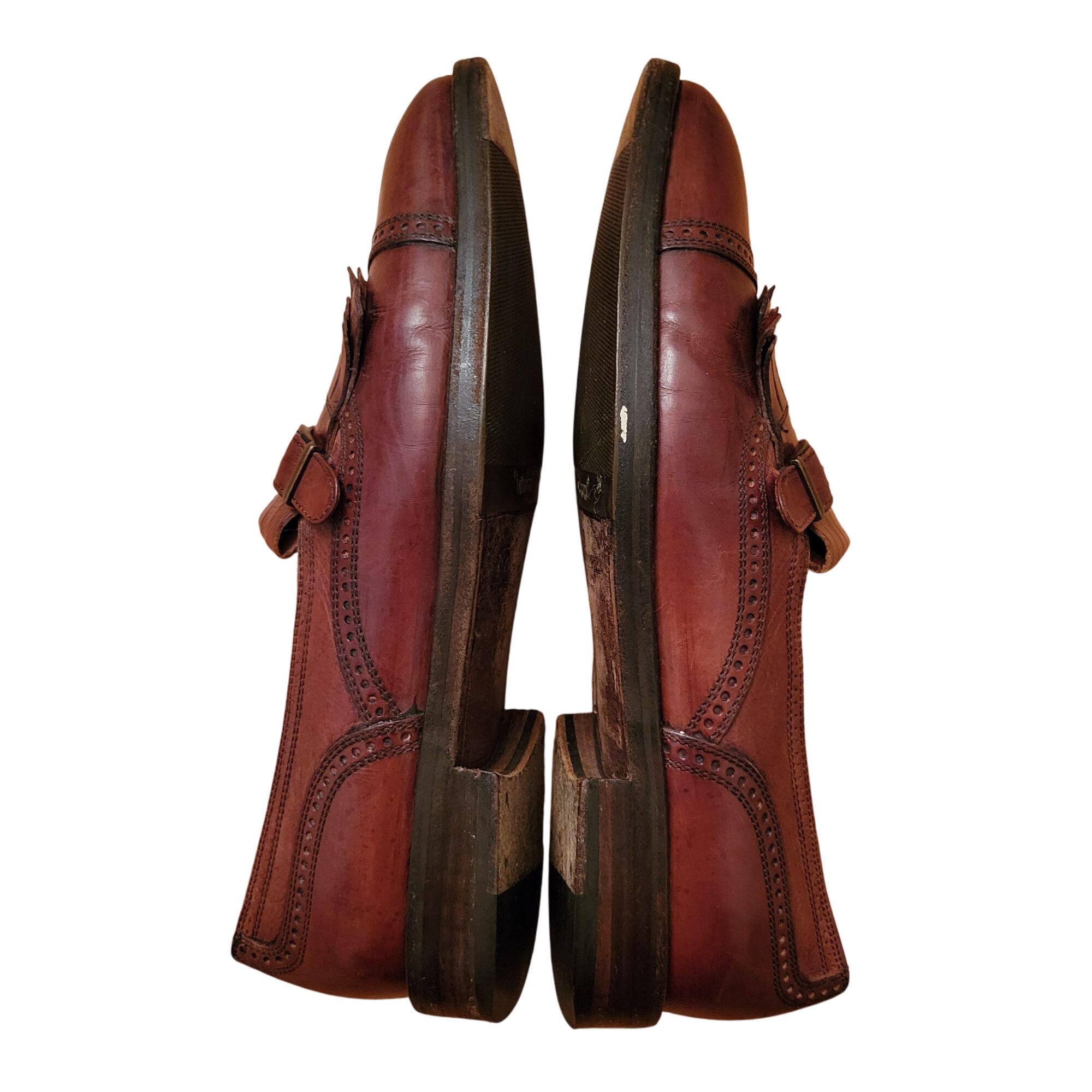 Cole Haan Bragano Brown Italian Leather Loafers Kiltie  display picture 2