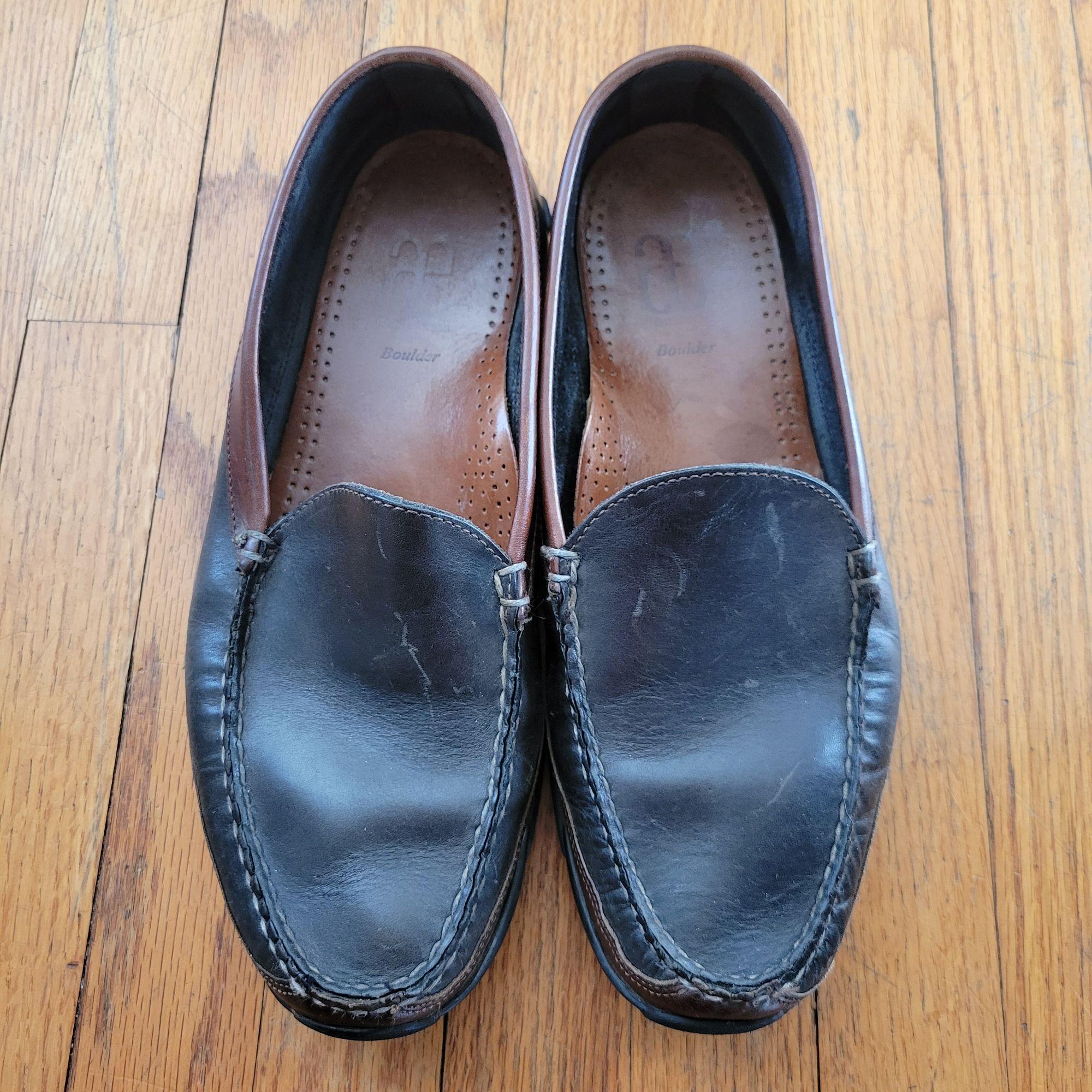 Allen Edmonds Boulder Leather Slip-On Loafers Allen Edmonds Boulder Slip-On Loafers Men 11.5B Moccasins  main image 3