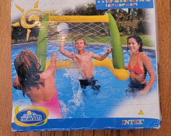 Intex Floating Water Polo Game Set Inflatable Ball Pool Parties Family Fun Summer Beach