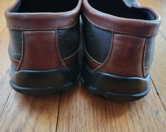 Allen Edmonds Boulder 11 3E Brown Black Leather Slip on  display picture 1