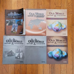 Abeka Old World Geschichte Geographie Karten Aktivitäten Lehrbuch 6 Buch Lot Homeschool