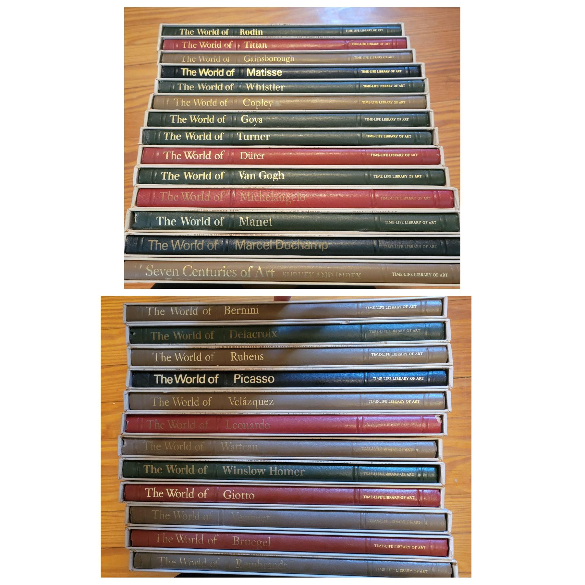 Time Life Library of Art 26 Volume Set the World of Series