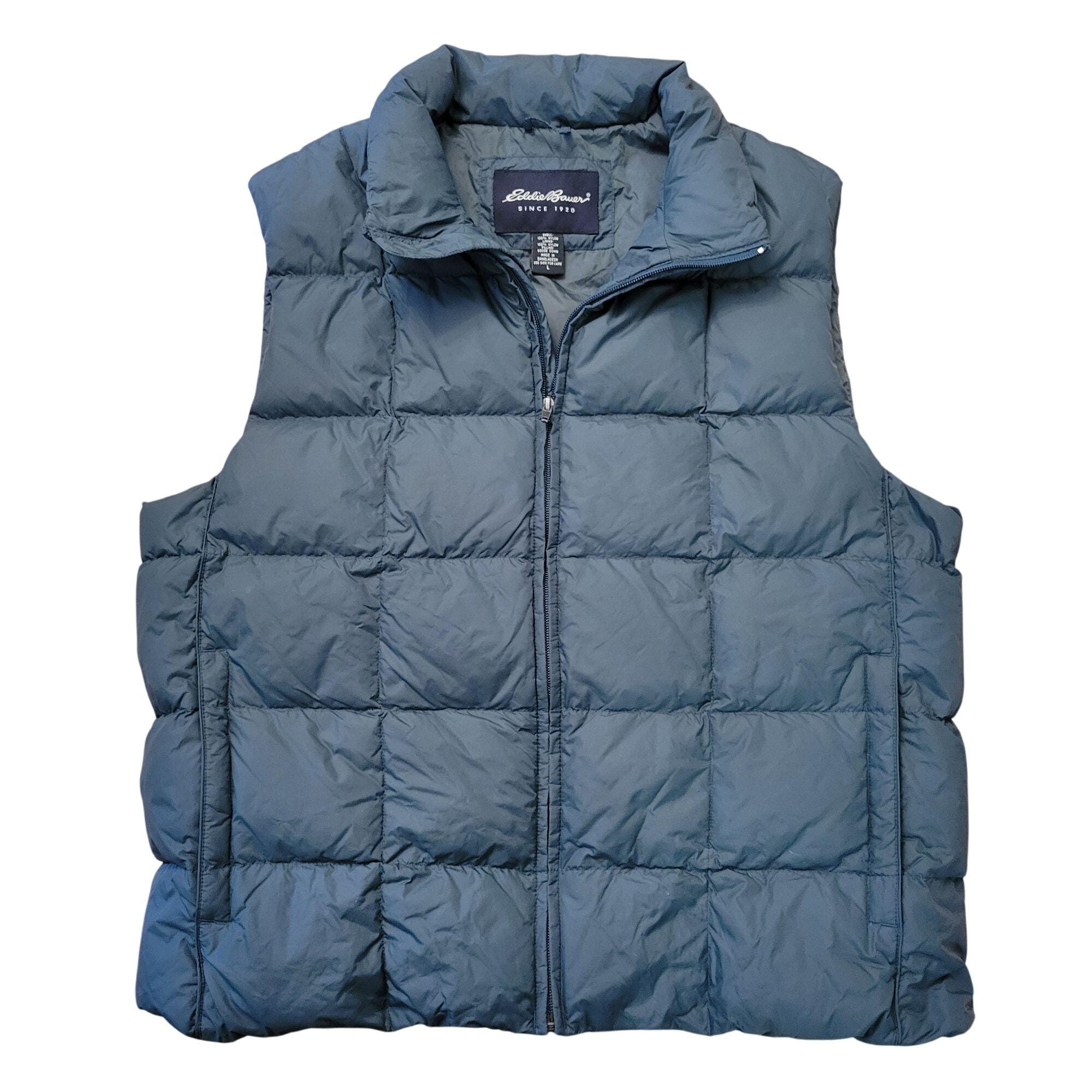 Eddie Bauer Down Vest L - Etsy
