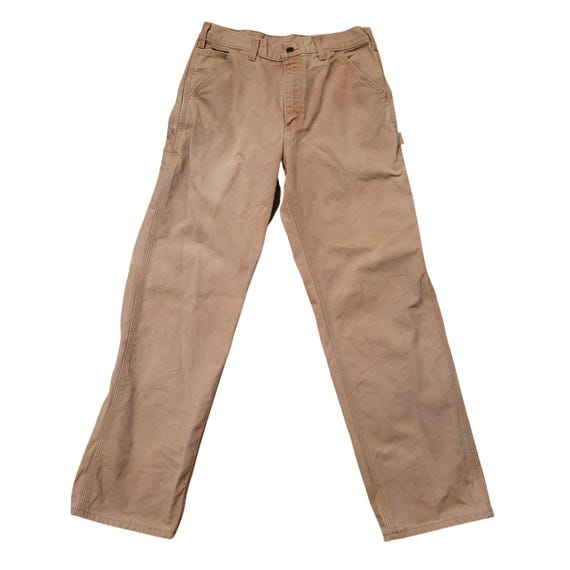 Carhartt Canvas Work Pants Carpenter Utility B11 Relaxed Fit USA